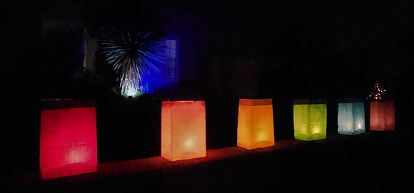Rainbow Luminarias